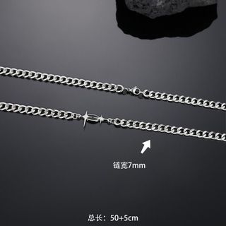 Đeo cổ obsidian phong cách Cuba không phai màu