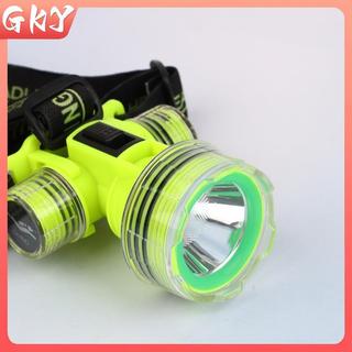 Đèn pha lặn GKY có thể sạc lại Đèn pha chống nước Đèn pin Led siêu nhẹ Đèn pin câu cá GKY