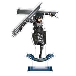 Mô hình Standee Attack on Titan Erwin Hange LEvi Eren Army Mikasa Jean Sasha 15 Phụ kiện trang trí để bàn góc học tập
