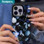 Ốp điện thoại Ibumpers Vỏ chủ đề hải lý thẩm mỹ & Vỏ silicon mềm chống sốc cho iPhone 11 12 13 14 15 16 17 Pro Max IP Plus