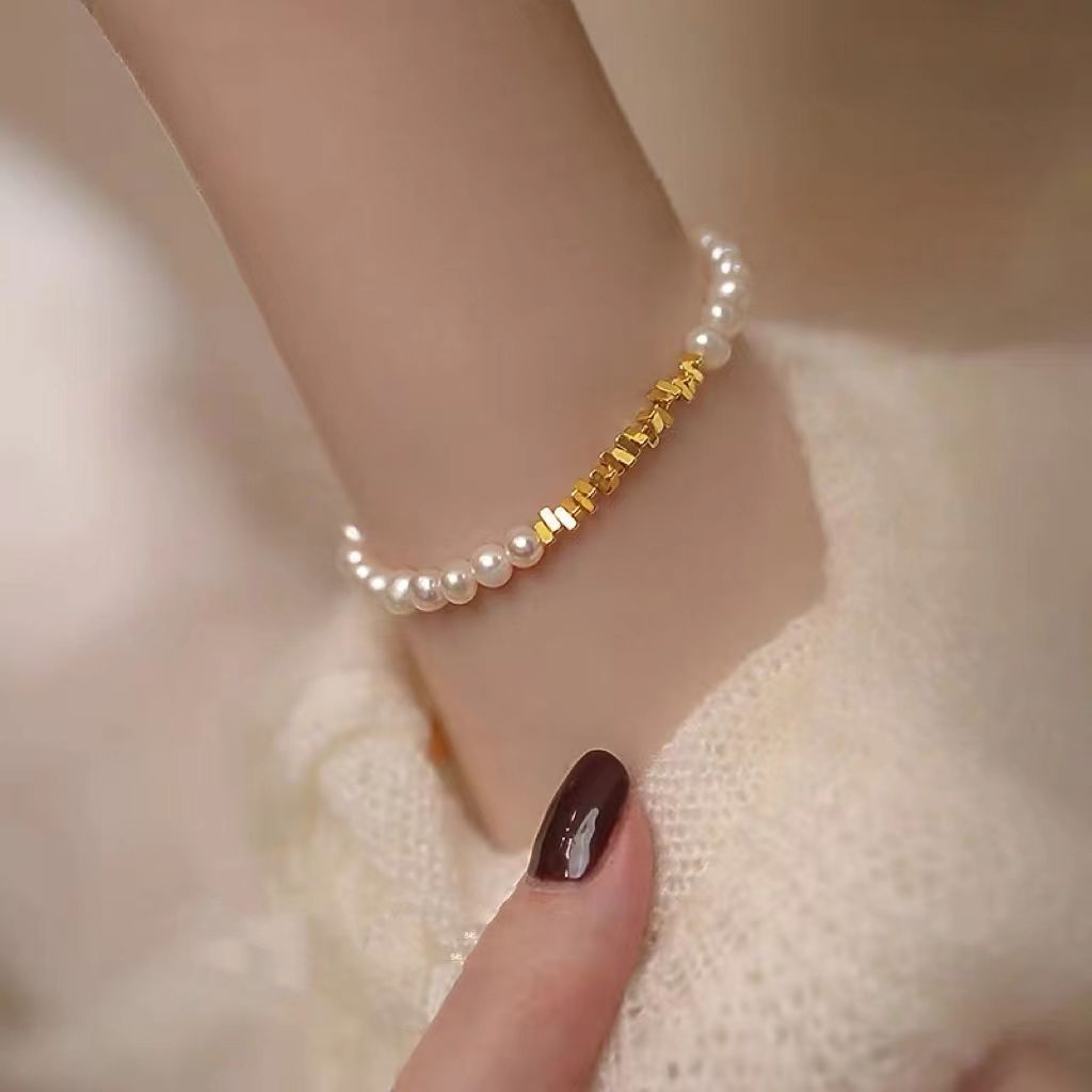 Đồ trang sức nữ: Vòng tay dây chuyền bạc cổ điển kiểu Pháp