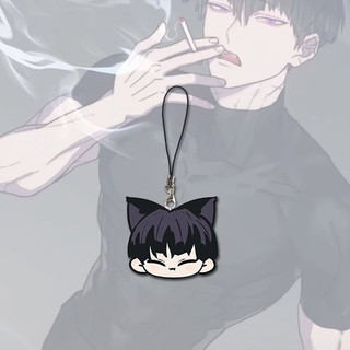 Anime Kaiju No. 8 SOSHIRO HOSHINA Cosplay Keychain Kawaii Phone Chain Keyring Key Chain Bag Decoration Ornament Props