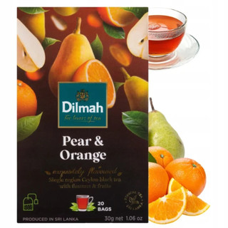 Trà Dilmah Hương Lê & Cam 30g (20 Túi Lọc) – Lê Ngọt Dịu Hòa Cam Thanh Mát, Đậm Vị Trà