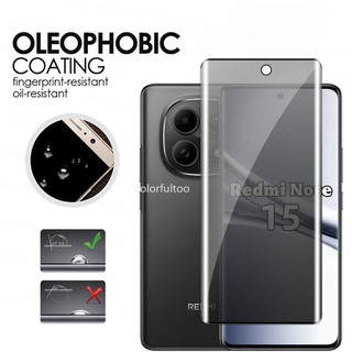 Redmi Note15 2026 Kính cường lực bảo mật chống Peek cho Redmi Note 15 ProPlus 15Pro + Note15 Note15Pro 4G 5G cong toàn bộ chống gián điệp Kính riêng bảo vệ màn hình Phim ống kính máy ảnh