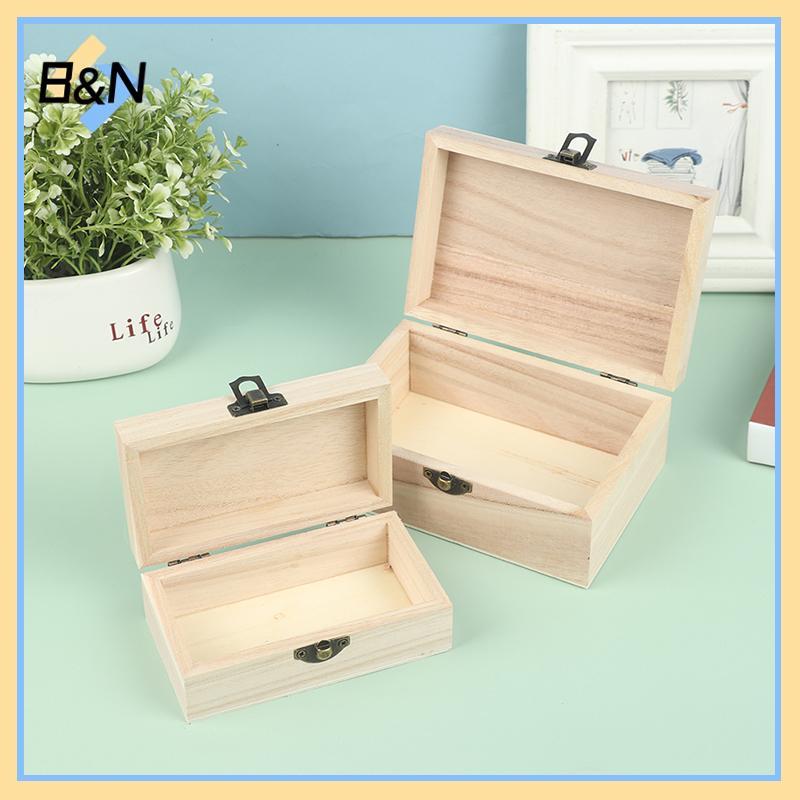 Hộp đựng đa năng bằng gỗ B & N có nắp Hộp đựng đồ trang sức Trang trí nội thất.