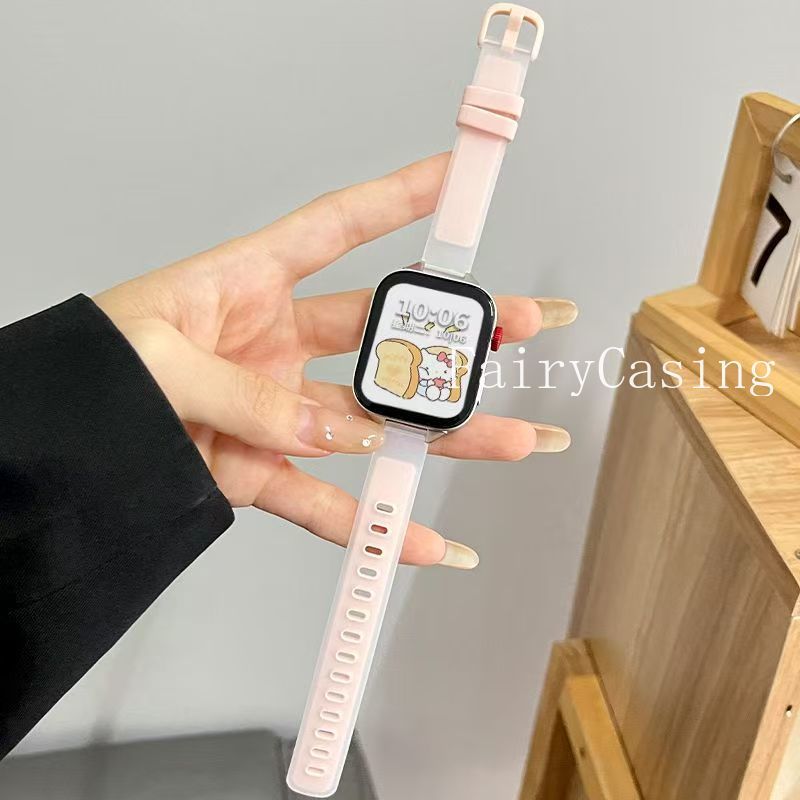 Dây đeo silicon hai tông màu Jelly cho Huawei Watch Fit 4 4Pro Band Vòng đeo tay thể thao cho Huawei Fit3 Fit2 Dây đeo đồng hồ thay thế