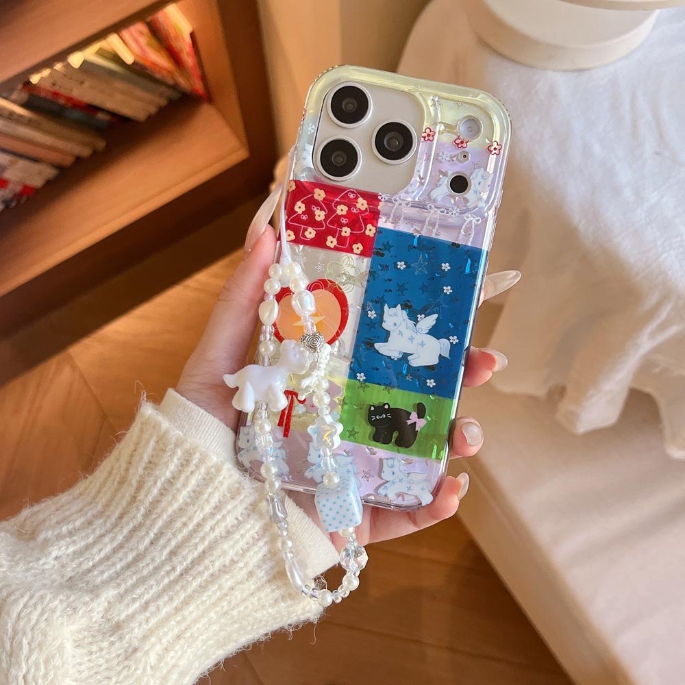 Vỏ cứng Tương thích với iPhone 13 14 14Pro 14ProMax 15 15Pro 15ProMax 16 16Pro 16ProMax 17 17Pro 17ProMax Ốp họa tiết móng chân nối