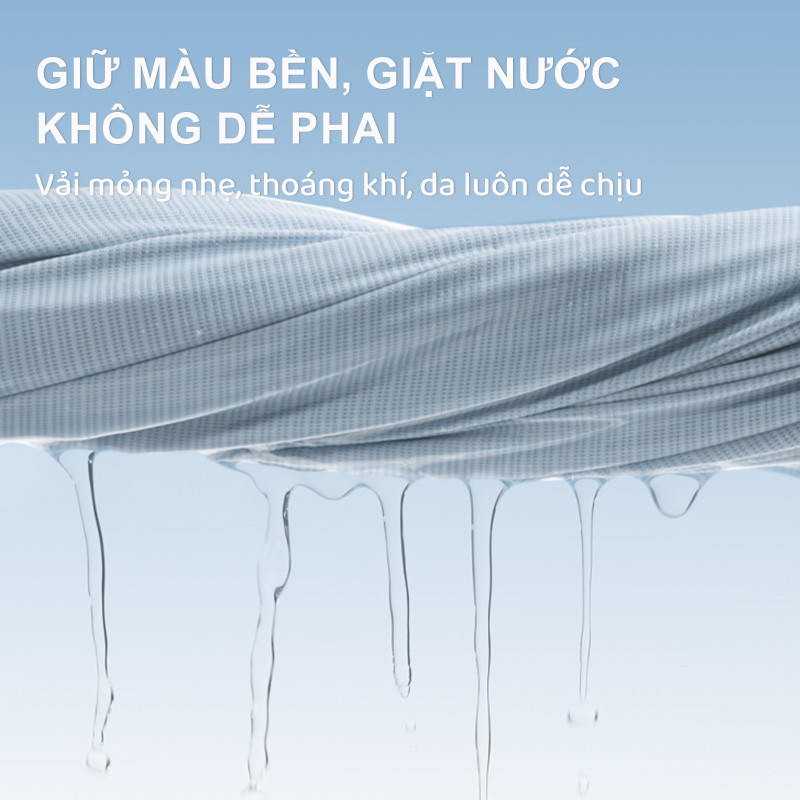 HeaSmile áo chống nắng băng lạnh nam mặc nhẹ thoáng khí dùng lâu không khó chịu(BSGBFSF)