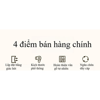 Giá đỡ máy sấy tóc không thủng xoay 360 độ | Cốc hút mạnh mẽ + Winder Free Hands Lưu trữ phòng tắm Công cụ tiện dụng