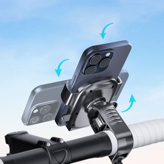 [CRUSH] Giá đỡ điện thoại xe đạp, chống sốc 360° Giá đỡ điện thoại di động có thể xoay được, Giá đỡ điện thoại di động đa năng có thể điều chỉnh chống trượt chuyên nghiệp Đi xe đạp ngoài trời
