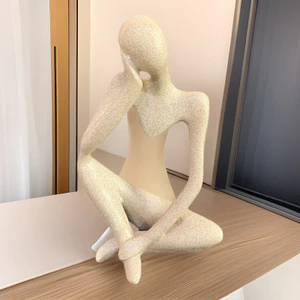 Phong Cách Bắc Âu Nghệ Thuật Đồ Trang Trí Hiện Đại Trừu Tượng Trái Tư Duy Phải Sáng Tạo Trang Trí Nhà Cửa Kích Thước Lớn Zen26020211