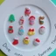 Set 12 Sticker/ Charm gắn dép Giáng sinh vui