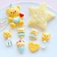 Set charm gắn dép : Set gấu vàng kute - Tone màu vàng dễ thương