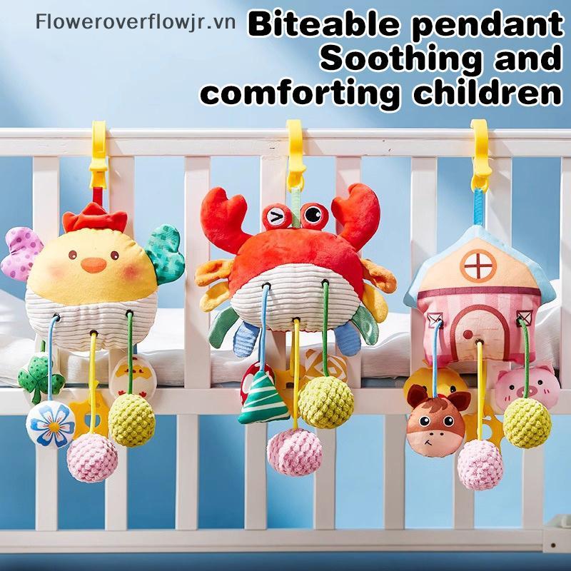 Đồ chơi dây kéo động vật FJR Montessori - Đồ chơi lục lạc & cổ vũ cho trẻ sơ sinh cho giường ngủ HOT