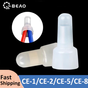 5 ~ 50 Chiếc Nylon Uốn Nắp Thiết Bị Đầu Cuối Dây Kết Nối Nhanh docking Đóng Nắp Cách Nhiệt Quạt Điện Dây Thiết Bị Đầu Cuối