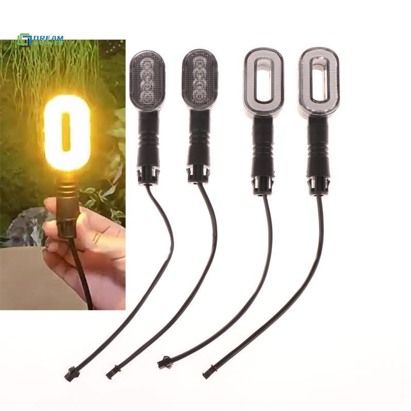 [Dream Weaver] 2 Đèn hậu còi báo rẽ xe đạp 36V / 48V / 60V / 72V Đèn cảnh báo đèn xe đạp ngoài trời cho bộ phận xe tay ga xe máy ga mới