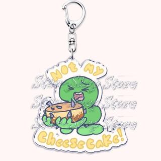 Trò chơi bfdi bfb nhân vật Keychain cho các phụ kiện túi firey Ruby Teardrop hoa Pin coiny giá tag dây móc