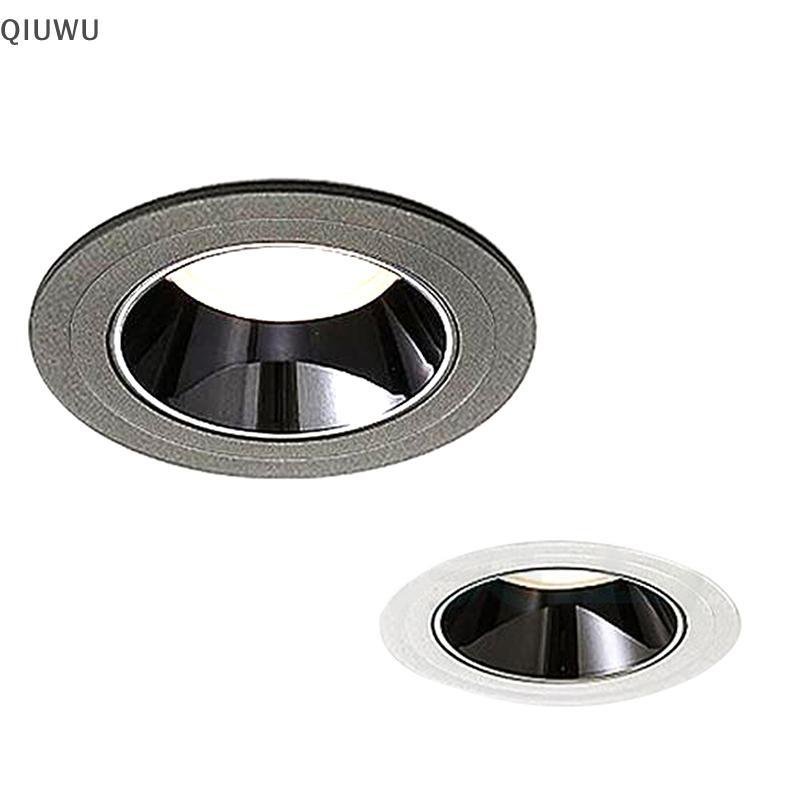 QIUWU LED Spotlight Downlight O Ring Bộ chuyển đổi vòng chụp đèn trắng Miếng đệm giấu miếng đệm Shims Vòng đệm mở rộng Đế đèn.