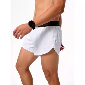 Adhesive Breathable Men's and Women's Running Exercise Shorts Marathon Racing Three-Point Pants with Lining lLc2