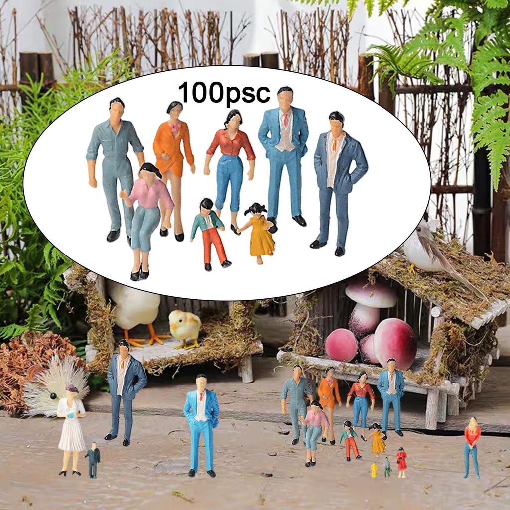 Nhựa Vẽ Tay Nhân Vật Phong Cảnh Cát Bàn Đồ Chơi Mini Người Diorama Trang Trí