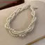 ZK Twining Ngọc Trai Choker Hình Học - Trang Sức Cô Dâu Việt Nam