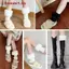ZK Plush Tất Giữ Nhiệt Boot Quần Legging Nữ Nắp Chân VN
