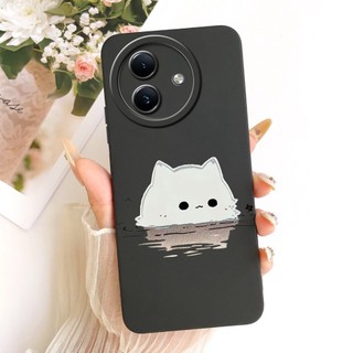 Dành Cho Itel S24 S6.67LN Ốp Lưng Sáng Tạo Mới Thỏ Mèo Hoạt Hình Silicon Mềm TPU Bảo Vệ Điện Thoại Cho Itel S24 4G S 24 Vỏ