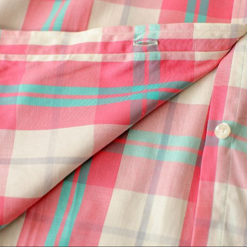 Hàng sẵn có - Áo sơ mi nữ kẻ sọc 100% cotton, phong cách đại học, phù hợp công sở