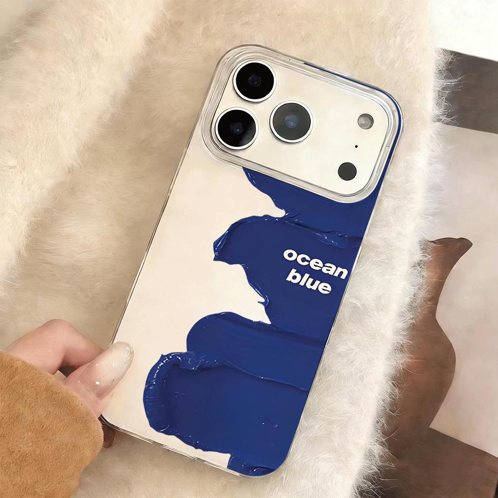 Deepsea Blues cho 16 trường hợp iPhone 17Air hai lớp trường hợp 14 13 11Pro