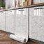Decal dán bếp Chống thấm nước Chống dầu mỡ Giấy dán kính giả đá Cẩm thạch (Marble) Tự dán làm mới tủ bếp và nội thất