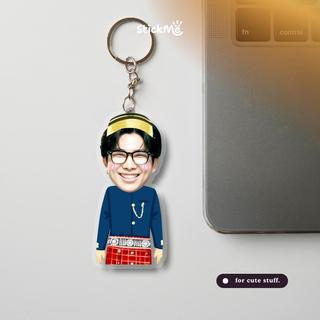 Gantungan Kunci Ganci Keychain Acrylic Kpop Bangtan Sonyeondan Series Anti Banting Untuk Tas Kunci Motor