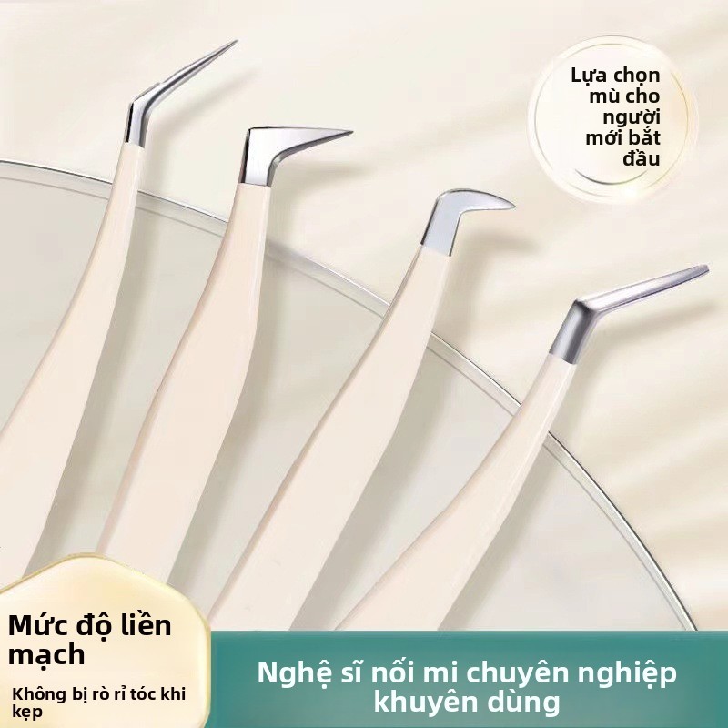 Kẹp Lông Mày Nhíp Nhỏ Kìm Nhổ Nhổ Nhổ Râu Dán Lông Mi Giả Dụng Cụ Cắt Tỉa Lông Mày Miếng Dán Trang Điểm Mắt Giả