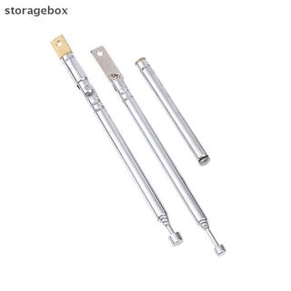 [Hộp lưu trữ] 17 / 25cm 5 phần Kim loại Full-Channel Am Fm Ăng-ten vô tuyến Ăng-ten kính thiên văn Ăng-ten xoay trên không M2.5 Đẹp