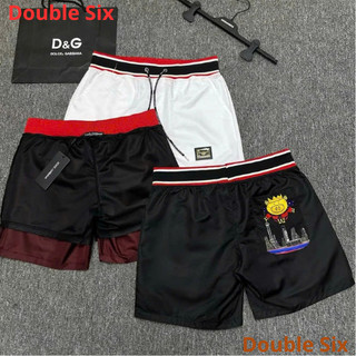 Quần Short Dê Gà Heo Bay .Double - Six Quần Đùi Có Lưới Lót Trong Dày Dặn Dáng Rộng .