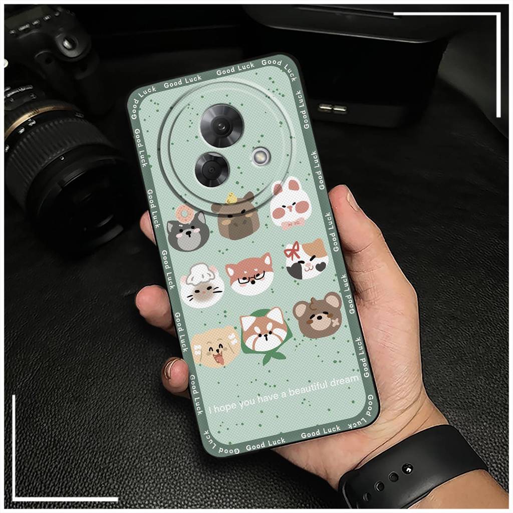 Ốp Điện Thoại Meizu Lucky08 Silicon TPU Mềm Họa Tiết Graffiti Hoạt Hình Động Vật Dễ Thương, Bền Bọc Toàn Bộ, Chống Sốc, Chống Bụi Bẩn, Bảo Vệ