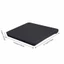 Ổ đĩa DVD CD gắn ngoài STABFOAM, Vỏ ổ đĩa DVD Slim Plug and Play, Ổ đĩa quang gắn ngoài màu đen 9.5mm USB 3.0 Ổ đĩa DVD gắn ngoài Máy tính xách tay