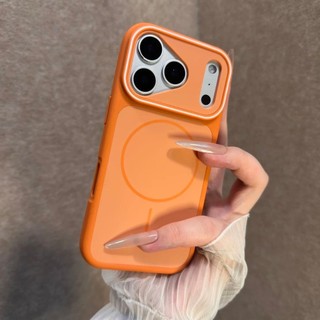 Ốp điện thoại hút từ tính nhạy cảm với da ma nâng cao cho iPhone17 Pro Max 16 15 14 13 12 11 Pro Max bảo vệ camera chống sốc chống rơi mặt sau cứng