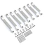 8 Chiếc Kim Loại Khung Xe Kéo Cần Cố Định Liên Kết Treo Dây Buộc Cho MN D90 D91 D96 D99 D99S MN90 1 / 12 RC Xe Nâng Cấp Phần
