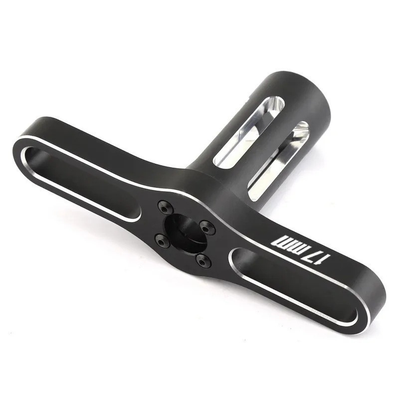 Hợp Kim Nhôm Kim Loại 17MM Bánh Xe Lục Giác Cờ Lê Dụng Cụ HEX Hạt Tay Xe RC Cho 1 / 8 1 / 10 Off-Road RC Xe Quái Vật Xe Tải Bánh Xích Lốp