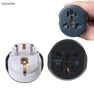 Tutu 16A Universal EU Travel Adapter Euro Converter UK US AU sang EU AC Soet Plug VN
