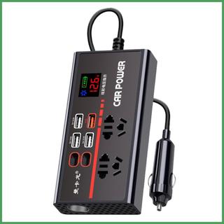 Biến tần ô tô Bộ chuyển đổi hiệu quả cao để sạc nhanh tự động USB 12V hoặc 24V DC sang 110V hoặc 220V AC Power caudeyvn