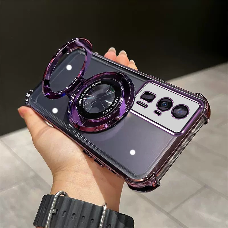 Ốp Lưng Cho POCO F5 Pro / Redmi K60 / Redmi K60 Pro Giá Đỡ Điện Thoại tpu Chống Sốc Có Chức Năng Chống Trơn Trượt Vỏ Điện Thoại Di Động SJZJ