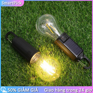 Đèn bong bóng cổ điển năng lượng mặt trời ánh sáng vàng ấm Sạc Type-C، Đèn Pin Cắm Trại،Ánh Sáng Vàng Ấm Dịu