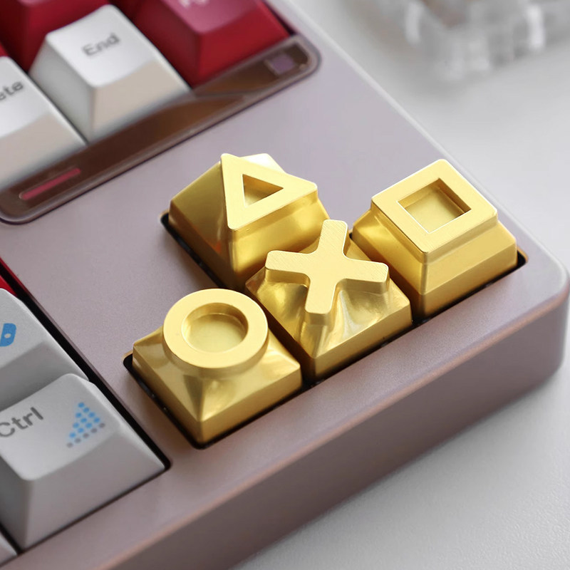 🔥 Trong Kho 🔥 sáng tạo Keycap Cá tính sản phẩm mới bàn phím cơ keycaps có hàng sẵn ba chiều trang trí bàn phím ♔Keycaps PC chơi game Carbon Flash 3C, Bàn phím cơ, Phím định hướng 3D kim loại tùy chỉnh, Hợp kim trục từ tính, Chiều cao có thể điều chỉnh✰