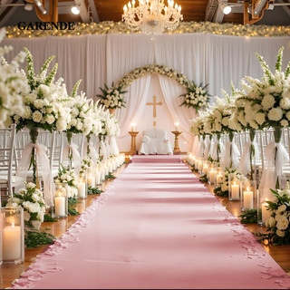 Garende Đám Cưới Aisle Runner Thực Tế Chống Trơn Trượt Di Động Thảm 1.2M Diện Tích Rộng Cho Cô Dâu Tắm Ngày Lễ Sinh Nhật Sân Khấu Sân Khấu Vườn