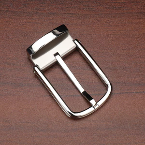 Khóa đầu dây thắt lưng thép không gỉ 00516/3.5cm, kiểu mới, chốt bấm, phù hợp dây rộng 3.3-3.5cm, đầu khóa BN022394