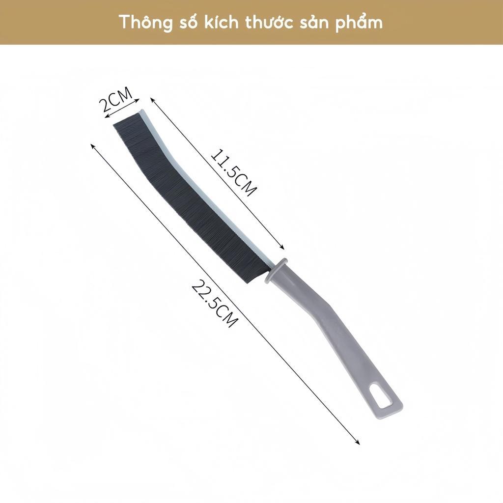Bộ 2 Bàn Chải Vệ Sinh Khe Hở Góc Rãnh Đa Năng Cọ Vệ Sinh Khe Nhà Tắm Khe Cửa Nhà Bếp Nhỏ Gọn - FE123