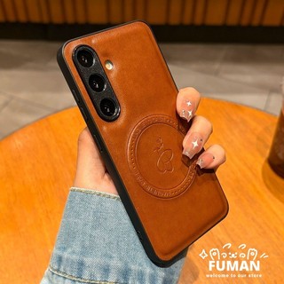Tương Thích Cho Infinix Hot 60 60i 50 40i Pro Plus Note 60 50 50S 50X 40 Pro Plus Zero 30 Retro Da Từ Tính Vỏ Điện Thoại Vỏ Sạc Không Dây Đơn Giản Vỏ Kinh Doanh Mềm