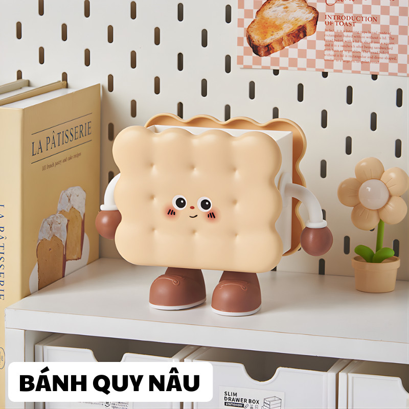 Ống Đựng Bút Cute Hình Bánh Mì, Hộp Đựng Bút Để Bàn Dễ Thương, Giá Đựng Đồ Học Tập Mini