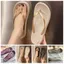 FUHUIOT 1 Cặp Dép Lật Thanh Lịch, Giày Gia Đình Cao Cấp PVC Mềm, Sandal Chống Trơn Trượt Dày Đàn Hồi Nữ Dép Màu Trơn Bé Gái